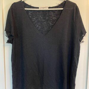 Project Social T The original Textured V - Black